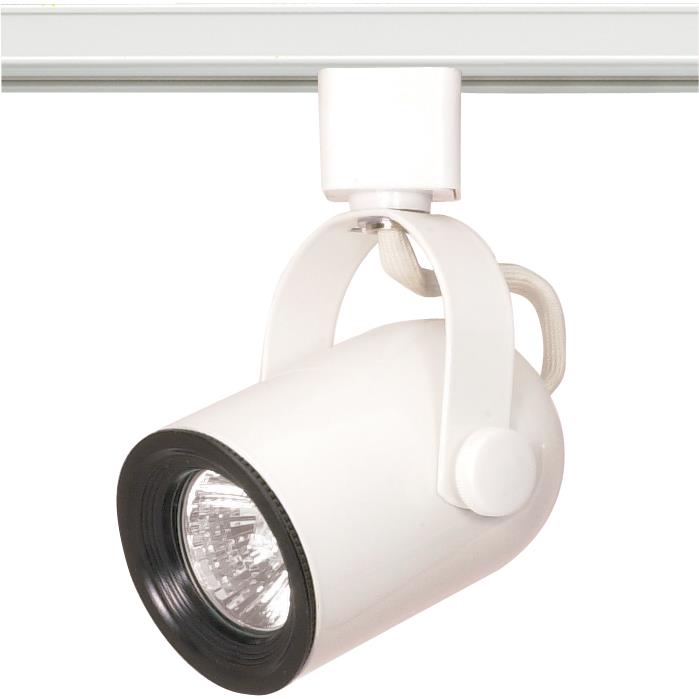 Nuvo Lighting TH315  1 Light - MR16 - 120V Track Head - Round Back in White Finish